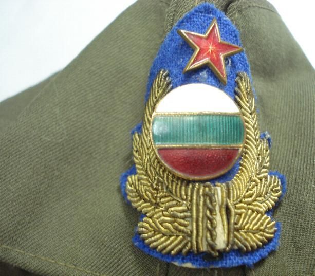 1950s WARSAW PACT OFFICER’S SUMMER HAT w/EMBLEM  