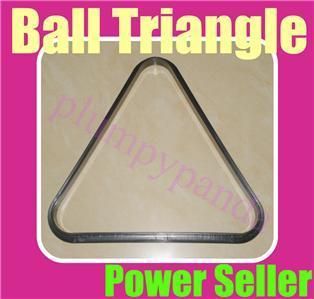 Plastic Snooker Pool Triangle 15 Ball Rack + FREE GLOVE  