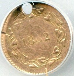 Scarce 1882 California Gold token / Stork Variety NGC  