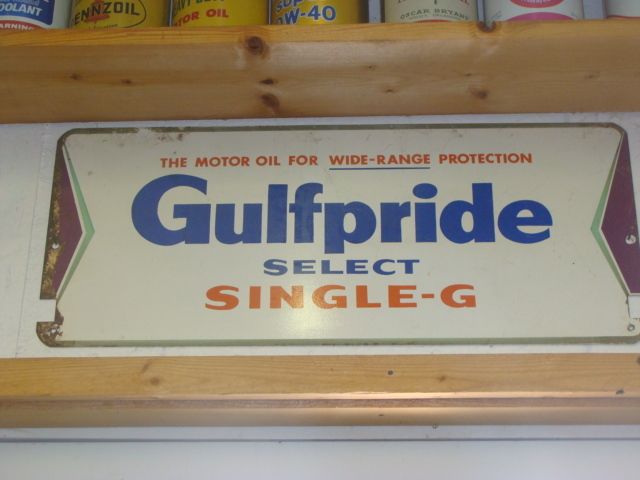 Original Gulfpride Select Metal Sign *Gas & Oil*  
