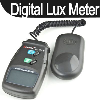 Range Digital 50,000 Lux Meter Photometer Luxmeter  