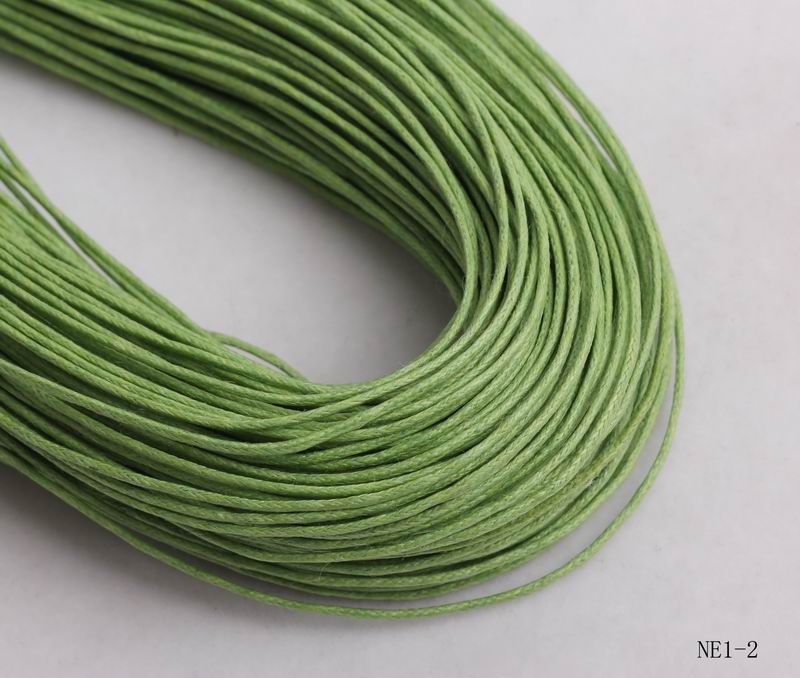 70 Meters 1MM WAXED COTTON WAX BEADED CORD STRING THREAD NE  