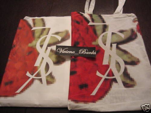 Yves Saint Laurent Strawberry Tote Manifesto S/S 2010  