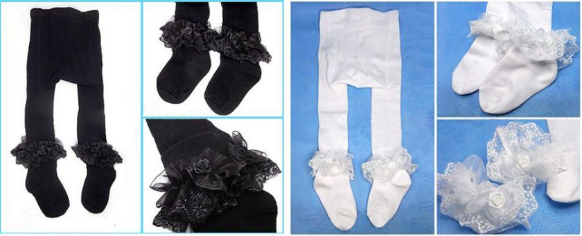   children girls lace princess tights legging socks pants tutu dance