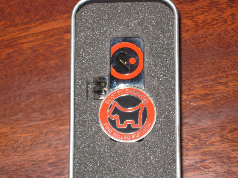 Scotty Cameron M&G Hat Clip, Scotty Dog / Tour Rat Marker, Circle J 