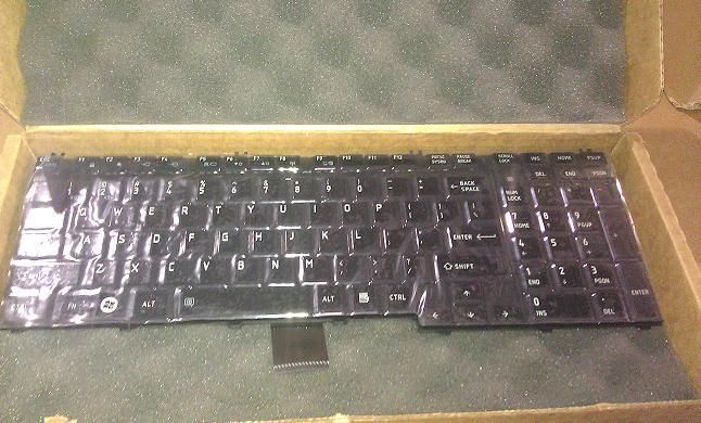 NEW TOSHIBA SATTELITE US KEYBOARD NSK THA01 NSKTHA01  