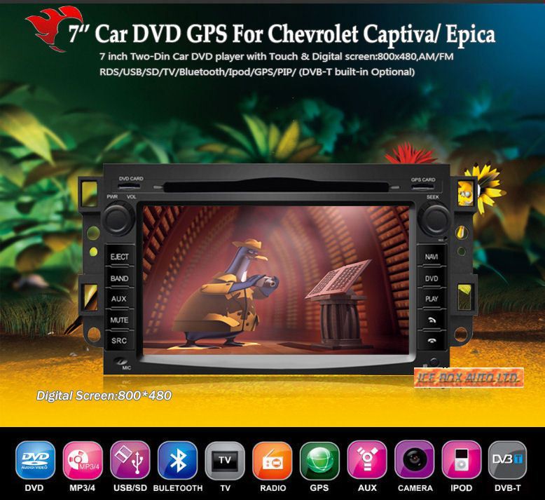   GPS/3G INTERNET Player CHEVROLET CAPTIVA/EPICA (DVB T OPTIONAL)  