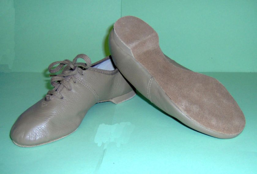 Capezio #357 Full Sole Beginner Jazz Shoe Tan  