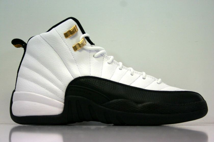   12 TAXI WHITE BLACK GOLD SZ 7 GS COUNTDOWN PACK JORDAN XII TAXI  