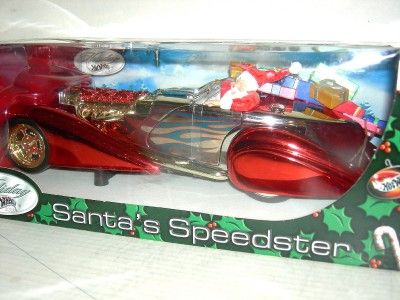 2002 SANTAS SPEEDSTER HOTWHEELS ,GARY WOODS .MIB 118  