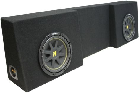 KICKER DUAL 12 C12 COMP SUB TRUCK SUBWOOFER ENCLOSURE  