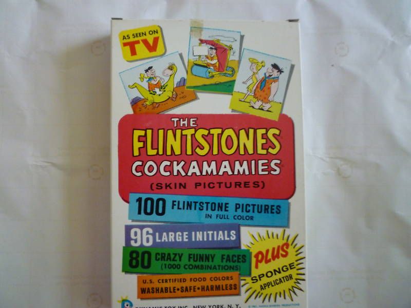 FLINTSTONES COCKAMAMIES MIB 1961 HANNA BARBERA NY  