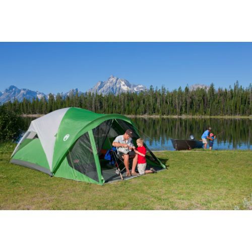 NEW COLEMAN Camping Evanston 6 Person Screened Tent (076501073515 