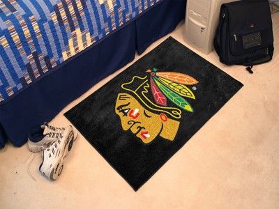 CHICAGO BLACKHAWKS 20 x 30 CARPET AREA RUG MAT  