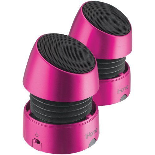   stereo speakers pink this item is brand new factory sealed plays audio