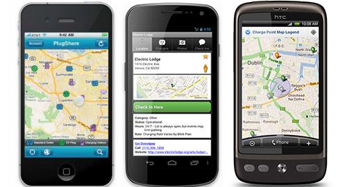 Mobile Apps Help Electric Car Drivers Know Where to Charge