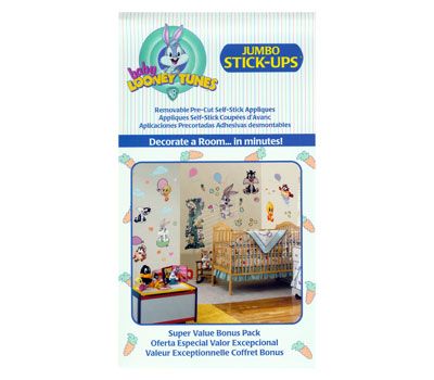 Baby LOONEY TUNES Kids Nursery Room Decor Wall Stickers  