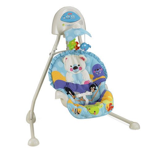 FISHER PRICE PRECIOUS PLANET BLUE SKY CRADLE N SWING  