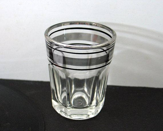 Original Philco Radiobar Barware Shot Glass w/ Panel Sides Last One 