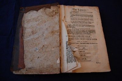 c1700 BOOK of COMMON PRAYER, PSALMS, BLACK LETTER, CONTEMP ARMORIAL 