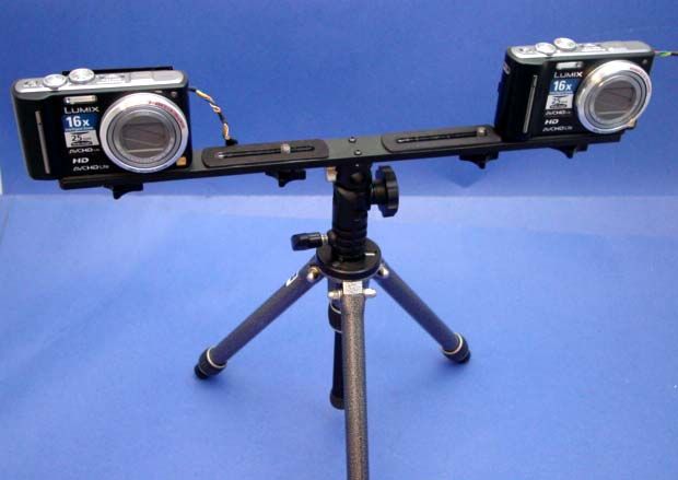 Studio Light Bar   Twin camera  flash bar for Stereo 3D  