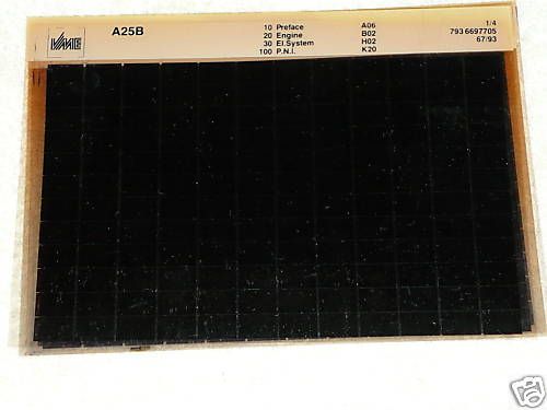 Volvo VME A25B Artic Hual Truck Parts Manual Microfiche  