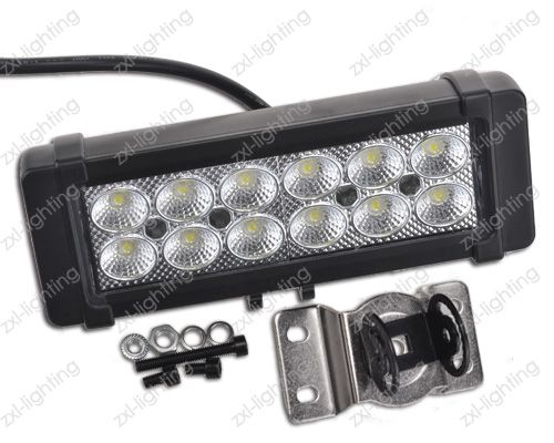   Offroad Bar Lamp Flood Beam Truck Boat Car ATV Mining 12V 24V  