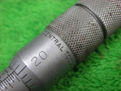 CENTRAL TOOL .001 LOCK LOCKING OUTSIDE MICROMETER  