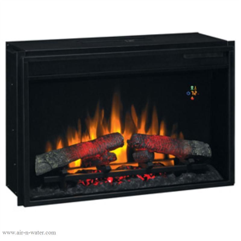 Clasic Flame 26 Inch Electric Fireplace Insert Real Faux Fire Place 