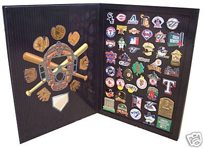 BASEBALL PIN COLLECTORS EASY TO USE STORAGE BOOK NEW  