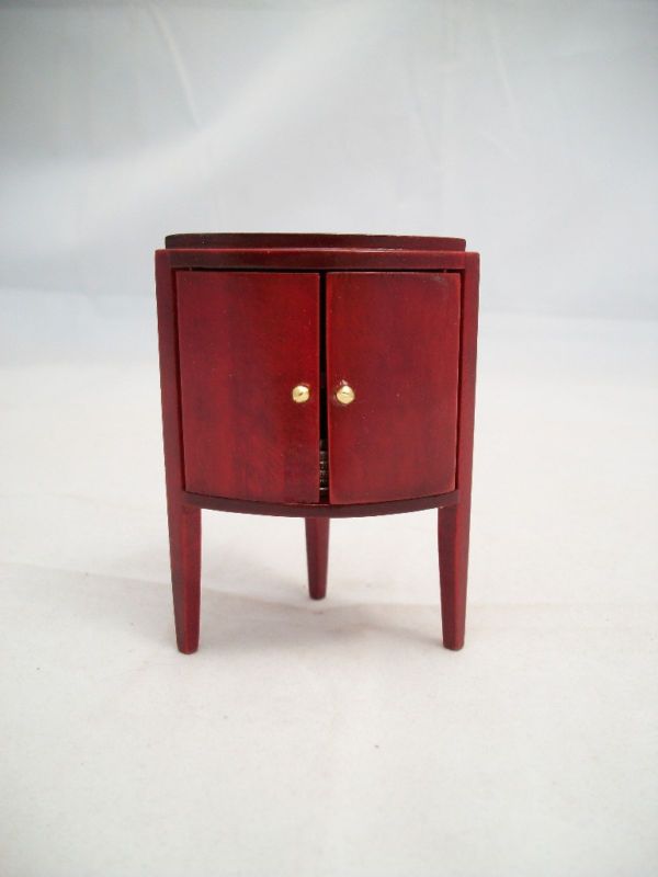 Corner Cabinet dollhouse furniture miniature wood T3675  