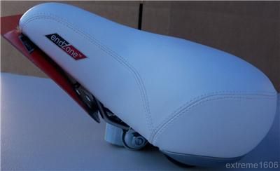 WHITE End Zone Comfort Cruiser Saddle  Beach Bike Seat  