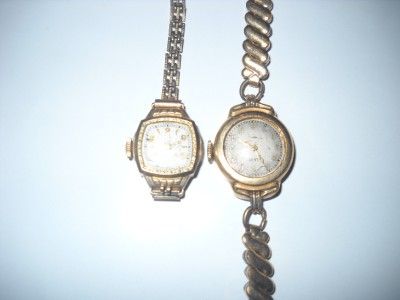   VINTAGE AND ANTIQUE LADIES WATCHES ELGIN ARMITRON CROTON WESTFIELD