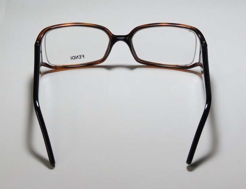 NEW FENDI 702 52 16 125 BROWN/BLACK ORIGINAL EYEGLASS/GLASSES/FRAME 