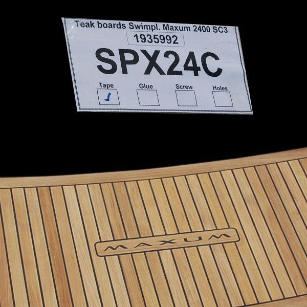 BAYLINER MAXUM 2400SC3 TEAK WOOD BOAT FLOORING  