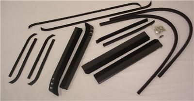 1935   1937 Ford Pickup Truck Door Window Channel Kit  