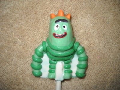   Decal LARGE 3x4 # Yo Gabba Gabba Favors Lollipop Lollipops  