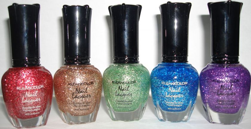 KLEANCOLOR NAIL POLISH SET OF 5 LOVELY SHADES ~ SET 18  