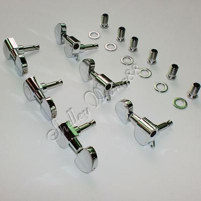 Chrome Guitar String Tuning Pegs Tuners Machine Heads  