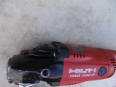 HILTI DAG 700 P ANGLE GRINDER & CORE DRILL ATTACHMENT 8500RPM  