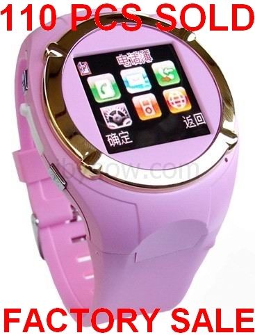 Watch Cell Phone Mobile MQ998 Unlocked Camera /4 FM  