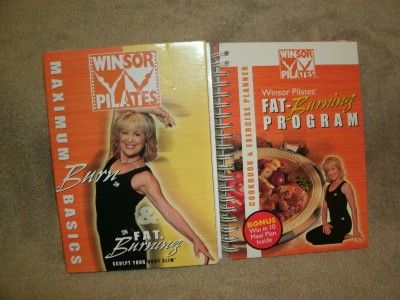 Windsor Pilates Fat Burning Program With 4 DVDs 3 New in Package 