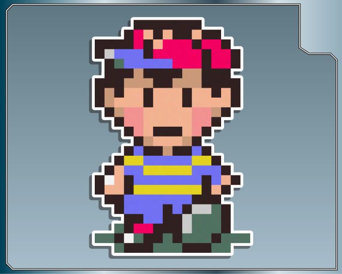 EARTHBOUND Ness vinyl decal car laptop stickers Mother  