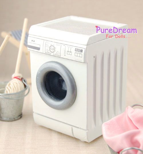 12 Dollhouse Modern Washing Machine Tumble Drier FINE HC008  