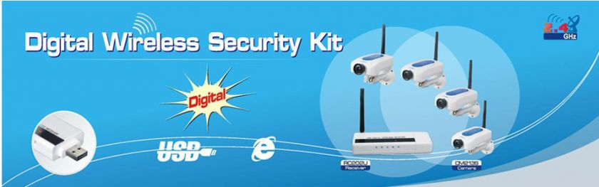 Wireless Camera spy PC USB surveillance security System cctv Digital 