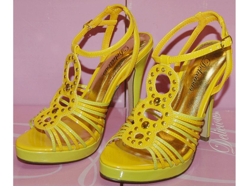 high heel sandals with studs design size 7 5 medium width free 