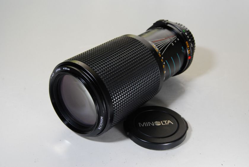 Minolta zoom 75 200mm f4.5 MD lens mint mint mint  