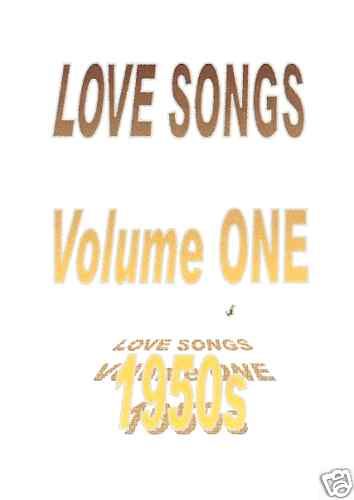 1950s LOVE SONGS VOLUMES 1 & 2 DVD 3+HOURS ROCK N ROLL  