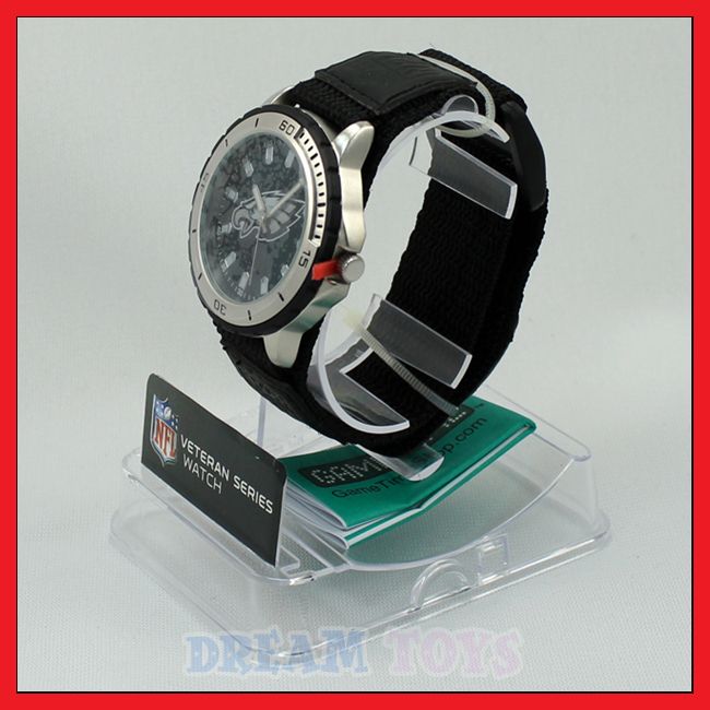 NFL Philadelphia Eagles Veteran Series Sports Wrist Watch Mens 