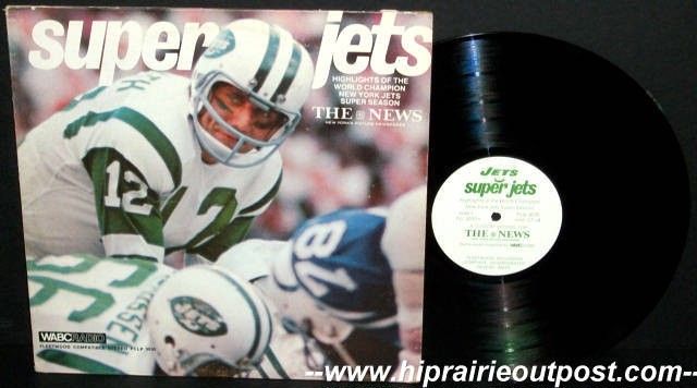 New York Jets Super Jets LP AFL NFL Championship Bowl  